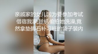 亲戚家的女儿因为要参加考试借宿我家,趁机偷拍她洗澡,竟然拿垫脚石补习班的袋子装内衣