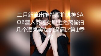 二月新流出推特厕拍大神SAOB潜入商场女厕近距离偷拍几个漂亮美女的逼逼比第1季强