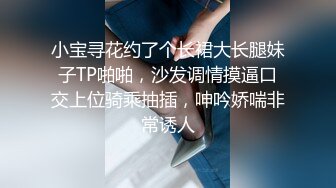 小宝寻花约了个长裙大长腿妹子TP啪啪，沙发调情摸逼口交上位骑乘抽插，呻吟娇喘非常诱人