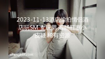 2023-11-13酒店偷拍情侣酒店玩SM 女玩男 灌肠肛塞小皮鞭 稀有资源